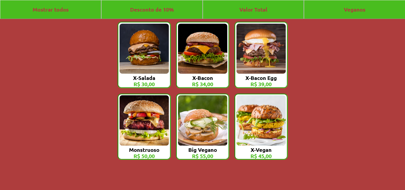 imagem projeto Cardápio
                  hamburgueria